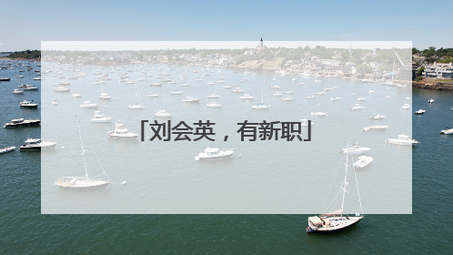 刘会英，有新职